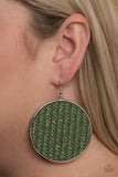 Wonderfully Woven - Green  - Paparazzi Accessories