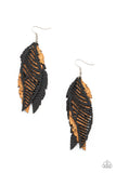 WINGING Off The Hook - Black - Paparazzi Accessories