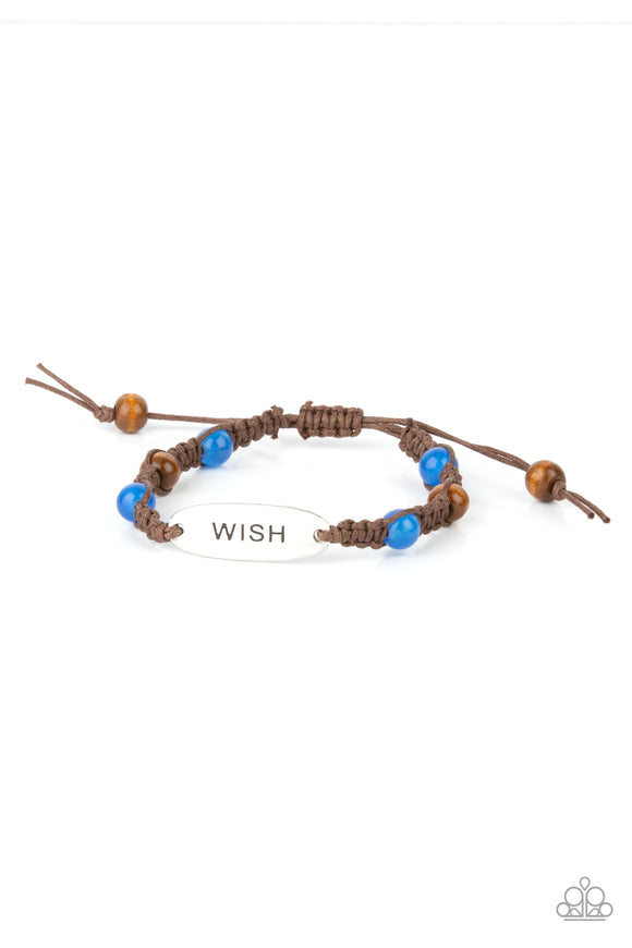 WISH This Way - Blue - Paparazzi Accessories