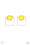 FLAIR and Square - Yellow - Paparazzi Accessories