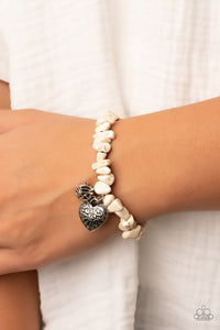 Love You to Pieces - White - Paparazzi Accessories