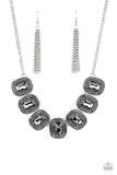 Iced Iron - Silver - Paparazzi Accessories